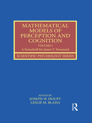 cover image of Mathematical Models of Perception and Cognition Volume I